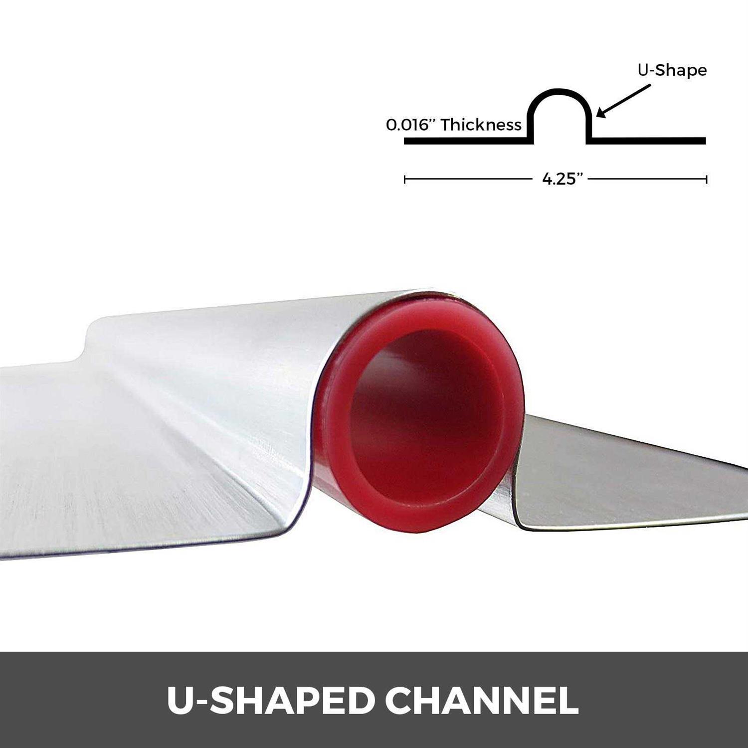 VEVOR PEX Heat Transfer Plates Radiant Heat Transfer Plates 4 ft Aluminum 12 inch - Zenithce