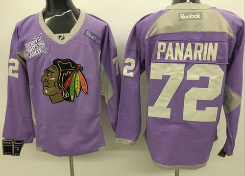 Blackhawks #72 Artemi Panarin Purple Practice Stitched Jersey - Zenithce