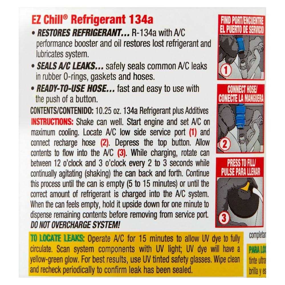 Ez Chill Aircon Recharge with Leak Sealer - Zenithce