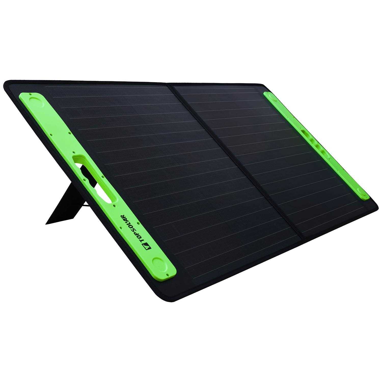 Topsolar Solar Panel Kit 100 Watt 12 Volt Monocrystalline Off Grid System for Homes RV Boat + 30A 12V/24V Solar Charge Controller +Solar Cables + Z - Zenithce