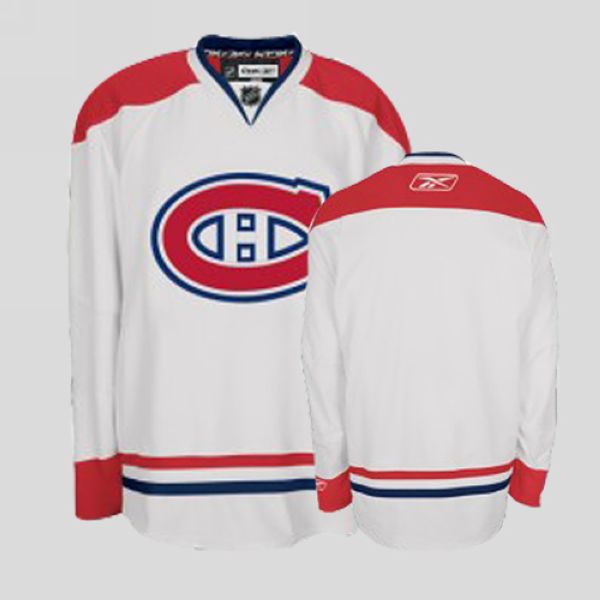Canadiens Blank Stitched White Jersey - Zenithce
