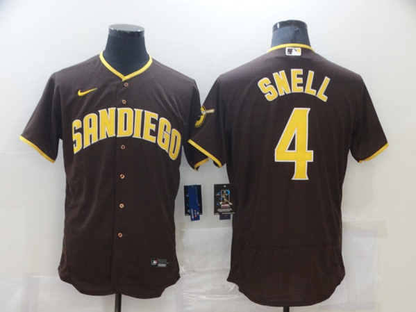 San Diego Padres #4 Blake Snell 2020 Brown Flex Base Stitched Jersey - Zenithce