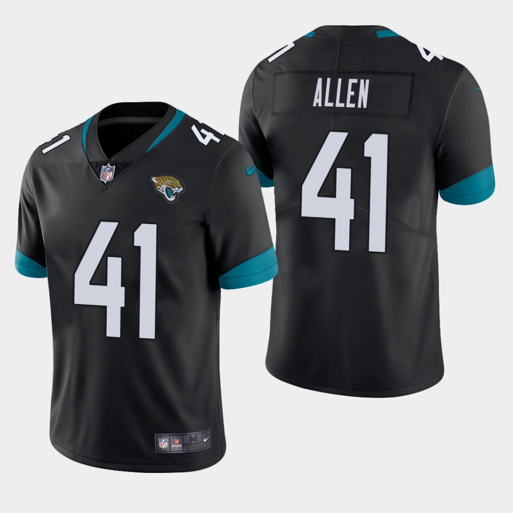 Jacksonville Jaguars #41 Josh Allen Black Vapor Untouchable Limited Stitched Jersey - Zenithce