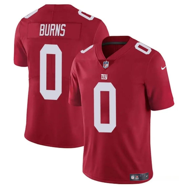 New York Giants #0 Brian Burns Red Vapor Untouchable Limited Stitched Jersey - Zenithce