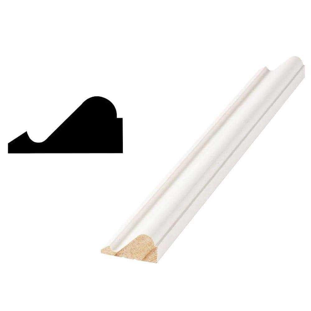 Woodgrain Millwork WM 1305 1-1/4 in. x 2 in. x 84 in. Solid Pine T-Astragal Moulding - Zenithce