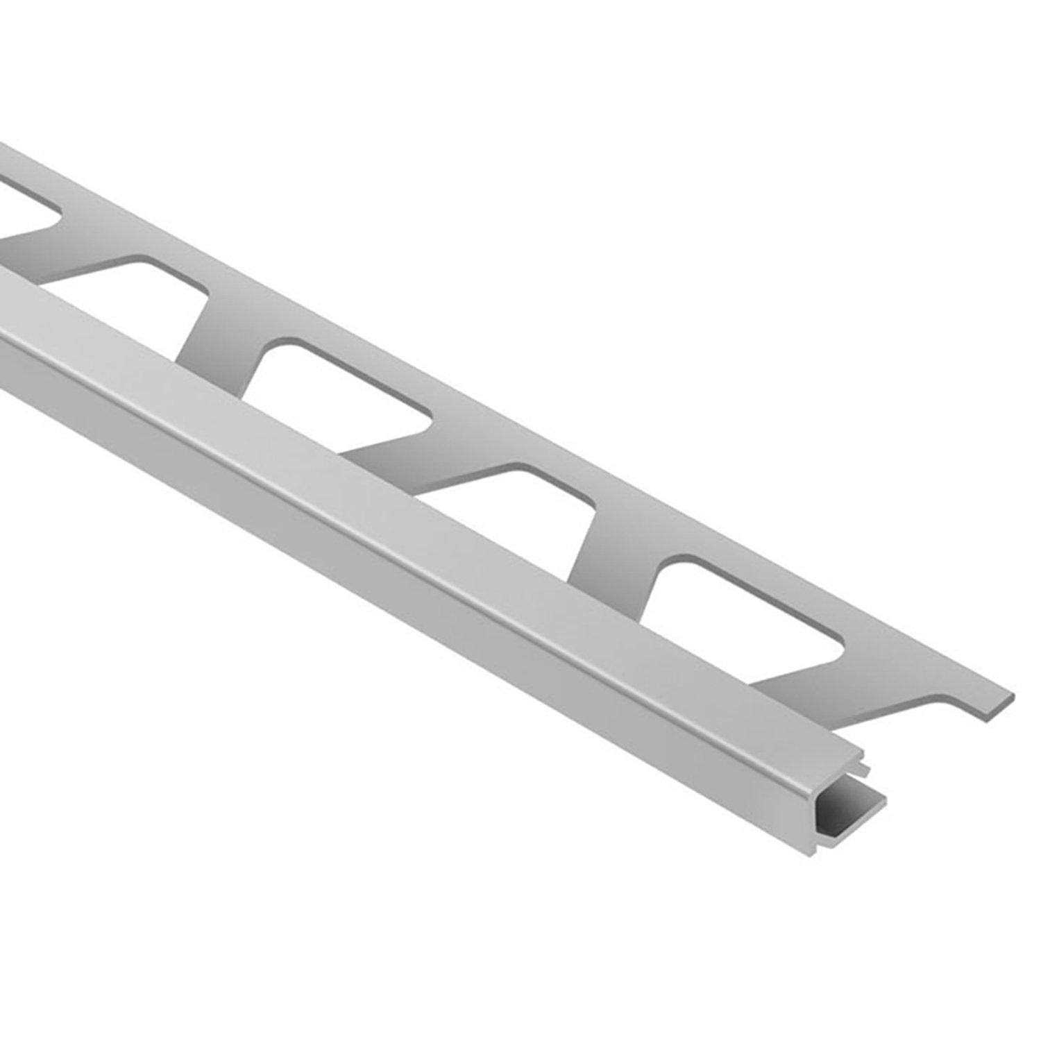 Schluter Systems Schluter Vinpro-U Reducer 3/16 inch Aluminum Brushed - Zenithce
