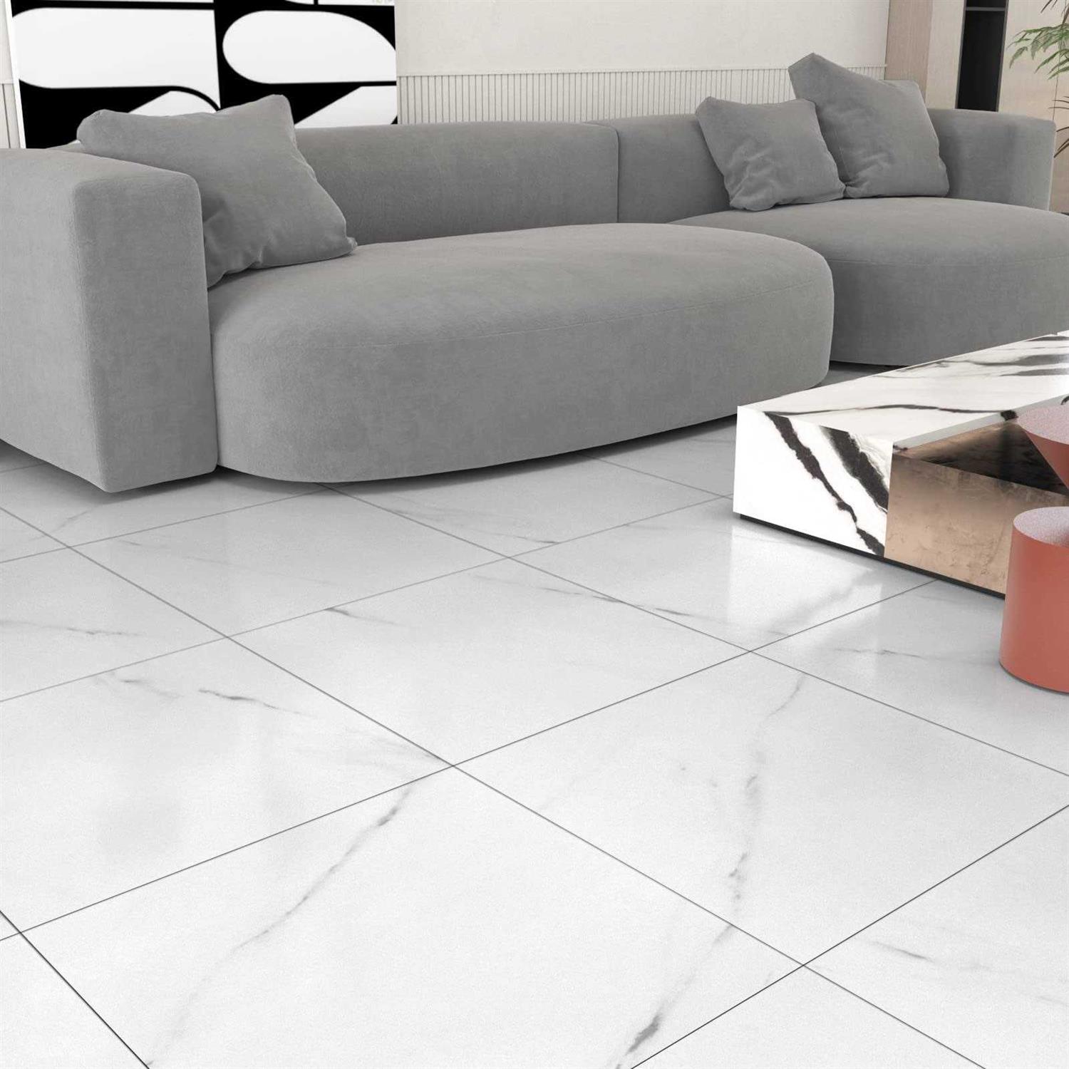 Westick Floor Tiles Peel and Stick Waterproof Marble Floor Vinyl Tiles Peel and Stick Floor Tile Bathroom Self Adhesive Floor Tiles - Zenithce