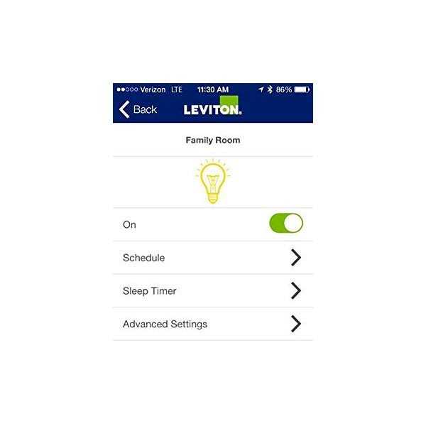 Leviton DD00R-DLZ Decora Digital Dimmer - Zenithce