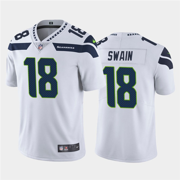 Seattle Seahawks #18 Freddie Swain White Vapor Untouchable Limited Stitched Jersey - Zenithce