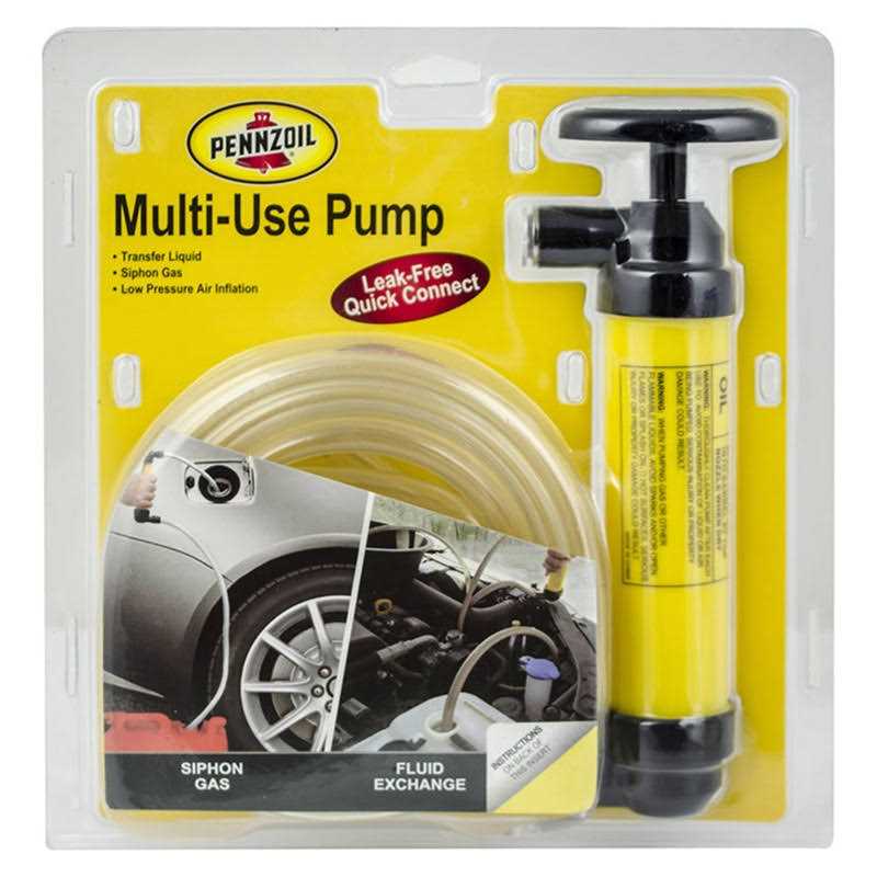 Pennzoil Hand Operated Plastic 72 in. Siphon Pump 36688 - Zenithce