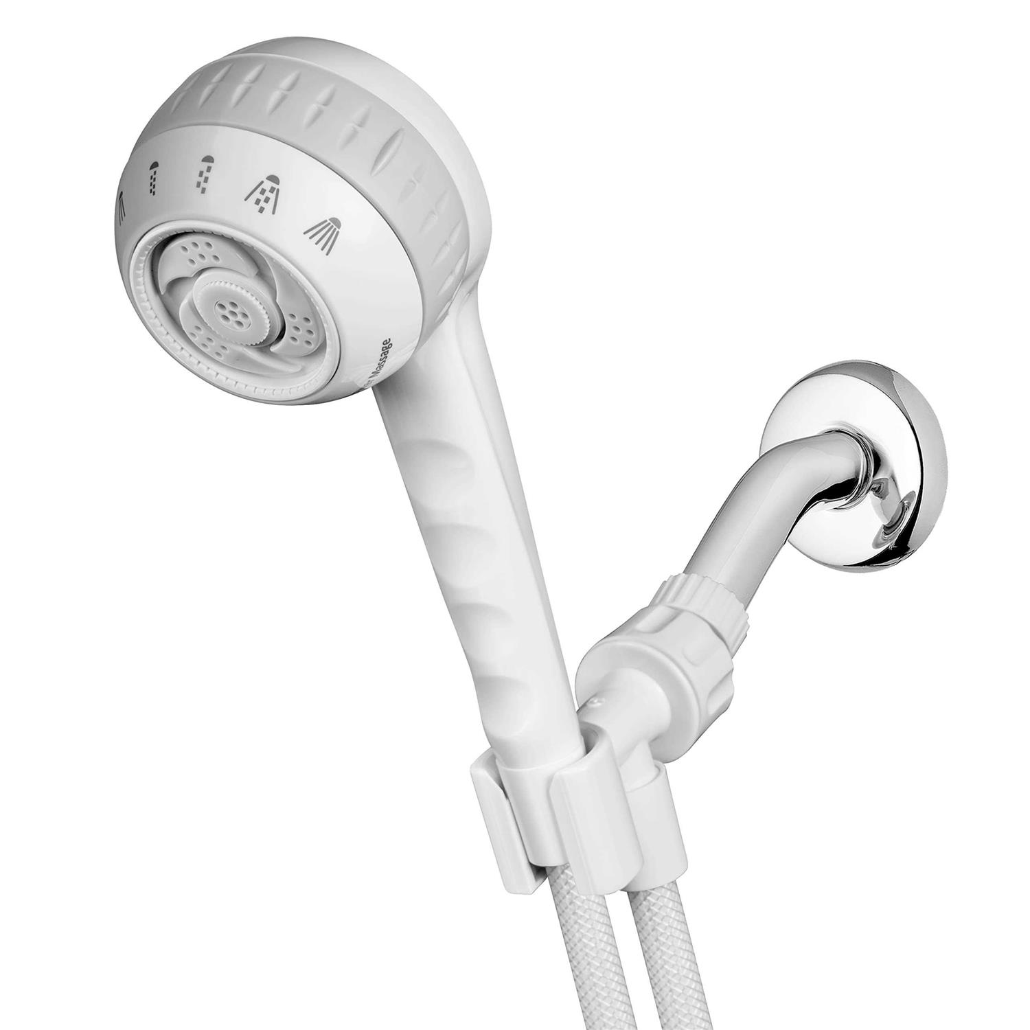 Waterpik Handheld Showerhead PowerPulse+ Brushed Nickel 6 settings 1.8 gpm - Zenithce