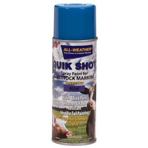 Quik Shot Livestock Marker Spray Paint - Zenithce