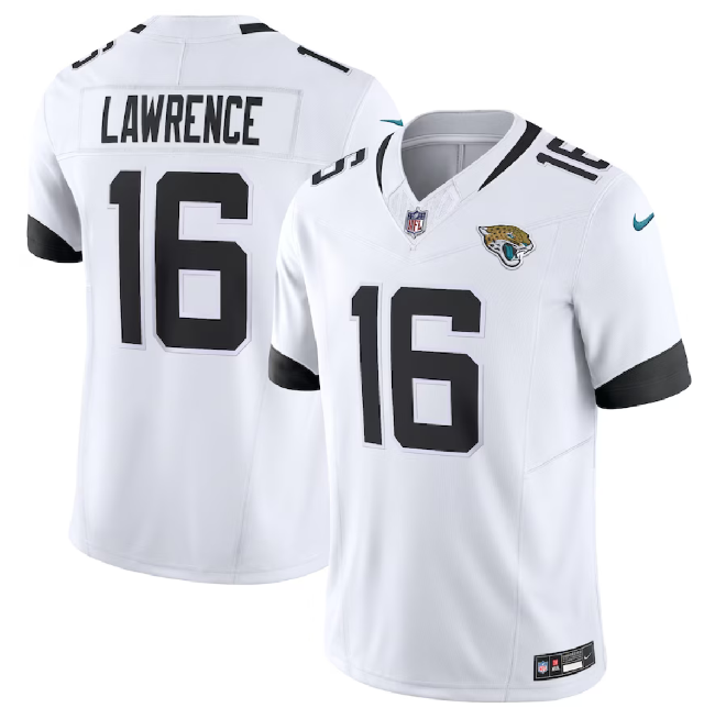 Jacksonville Jaguars #16 Trevor Lawrence White 2023 F.U.S.E Vapor Untouchable Limited Stitched Jersey - Zenithce