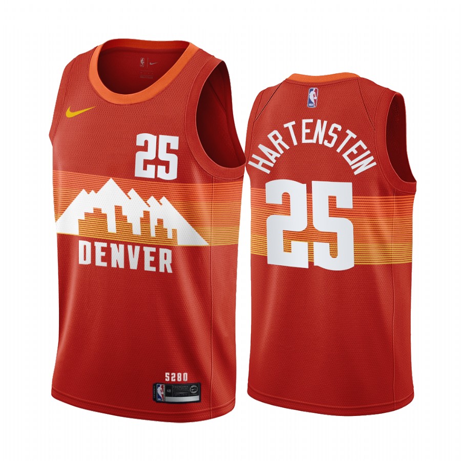 Nuggets #25 Isaiah Hartenstein Red Swingman 2020-21 City Edition Jersey - Zenithce