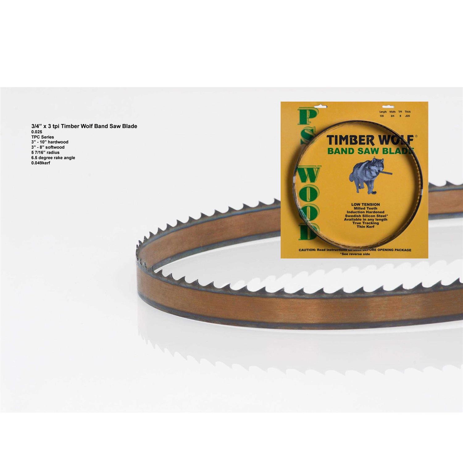 Timber Wolf Bandsaw Blade 1/2 X 80 - Zenithce