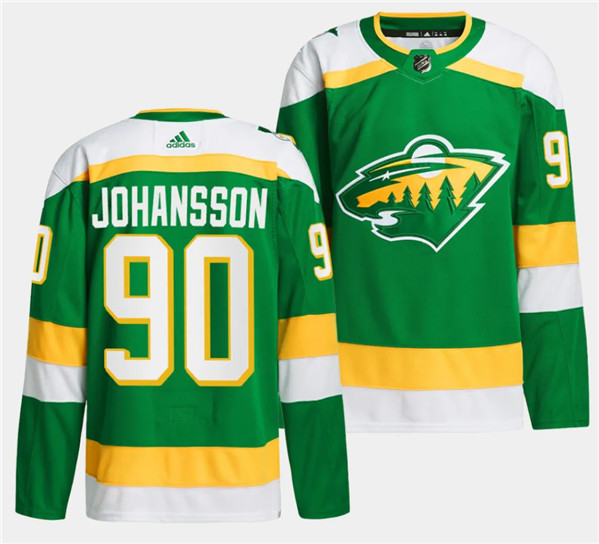 Minnesota Wild #90 Marcus Johansson Green 2023-24 Stitched Jersey - Zenithce