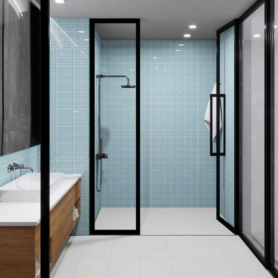 Torch Song 4” W x 4” L Glass Singular Tile PIXL - Zenithce