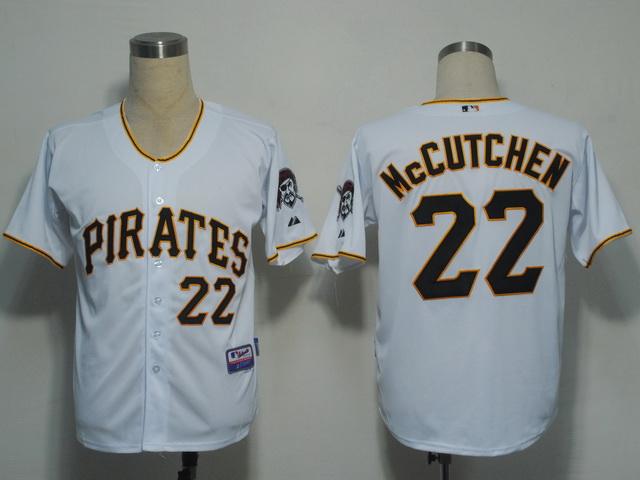 Pirates #22 Andrew McCutchen White Stitched Jersey - Zenithce