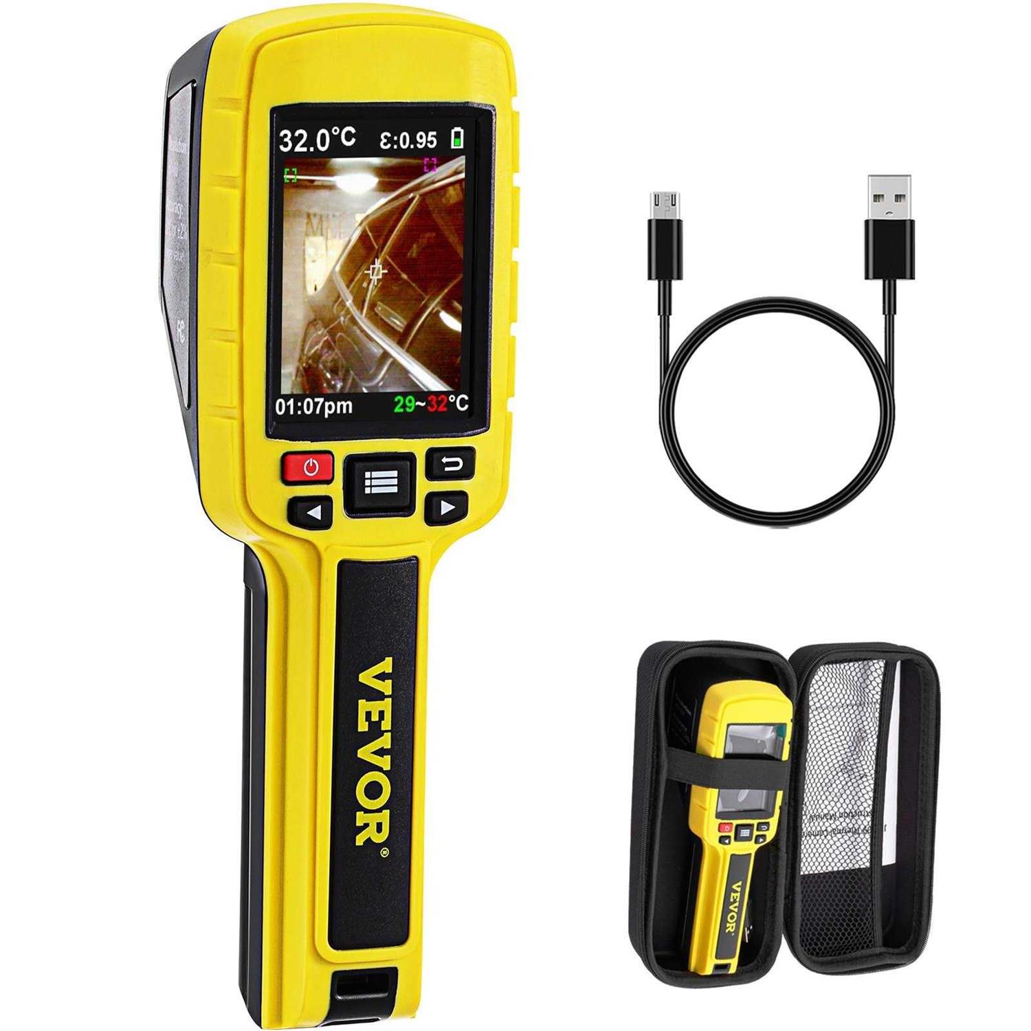 VEVOR Thermal Imaging Camera 240×180 IR Resolution with 2MP Visual Camera - Zenithce