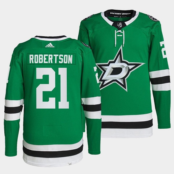 Dallas Stars #21 Jason Robertson Green Stitched Jersey - Zenithce