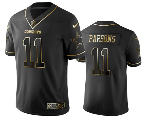 Dallas Cowboys #11 Micah Parsons Black Limited Stitched Jersey - Zenithce