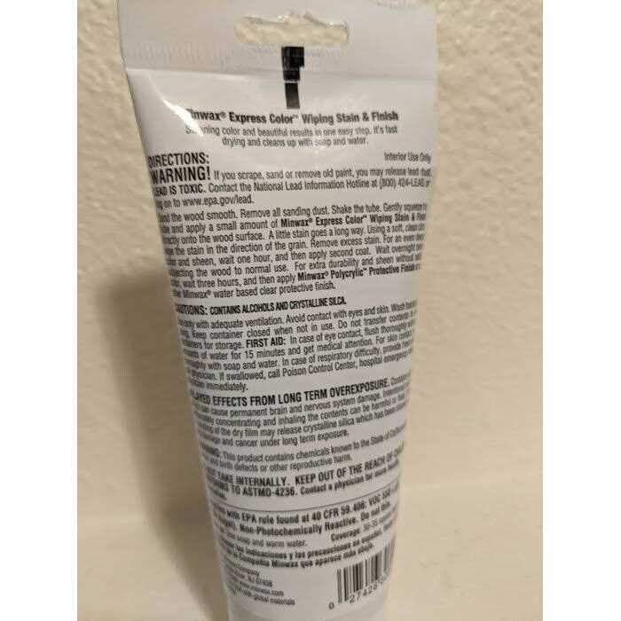 Minwax Color Express Water Based Wiping Stain & Finish - Zenithce
