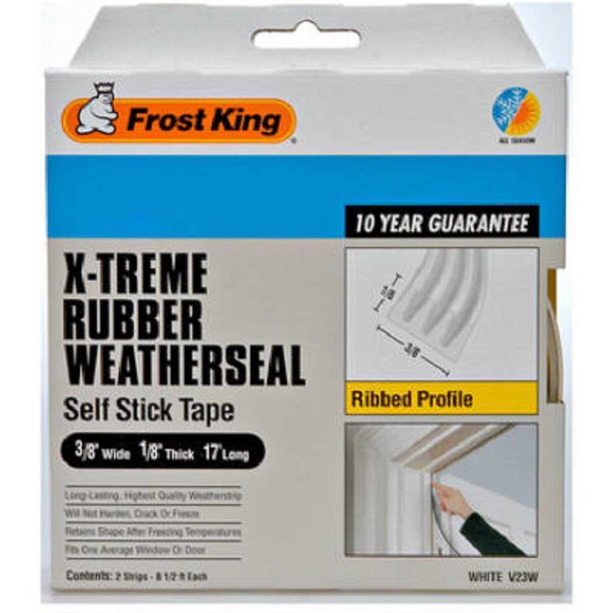 Frost King EPDM Rubber Weatherseal 17 ft - Zenithce