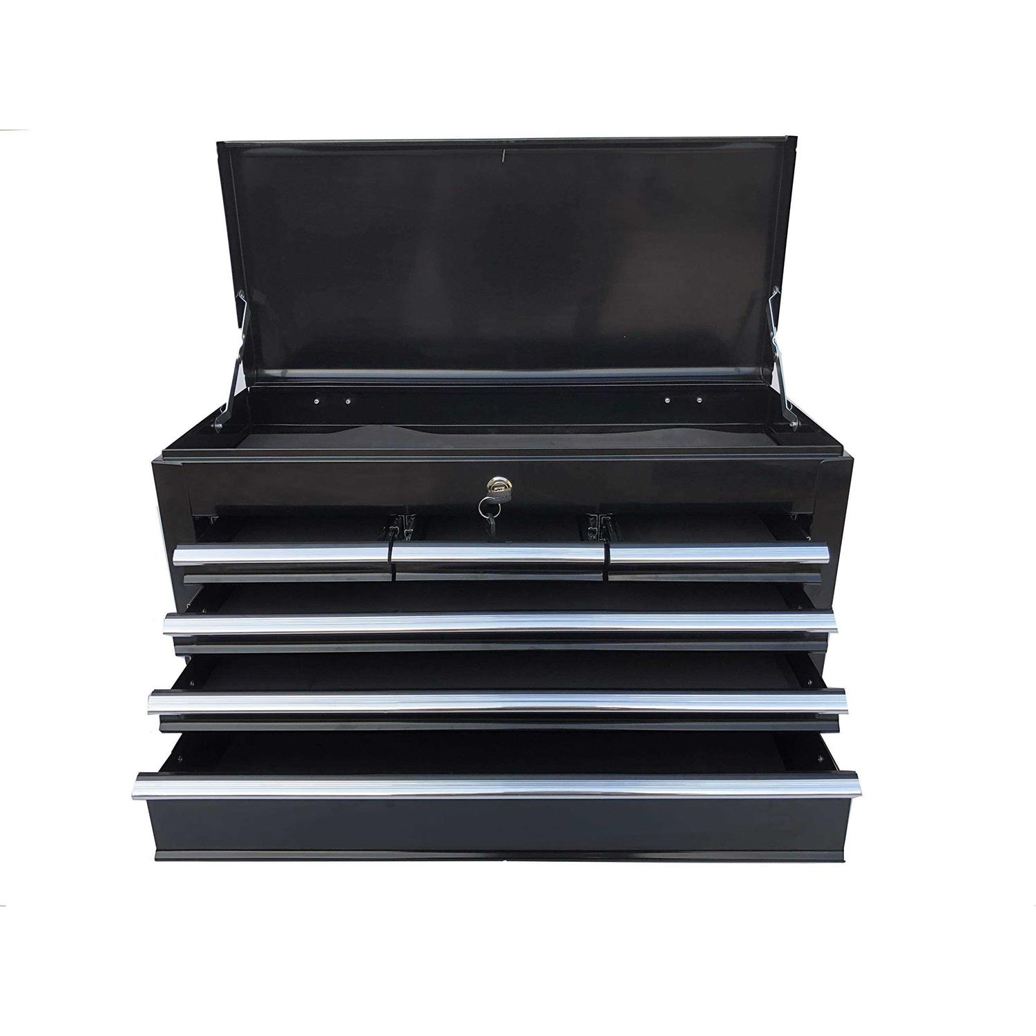 Workington Portable Metal Tool Chest with 4 Drawers 20 4-Drawer Tool Chest Cabinet with Ball Bearing Drawer Slides - Zenithce