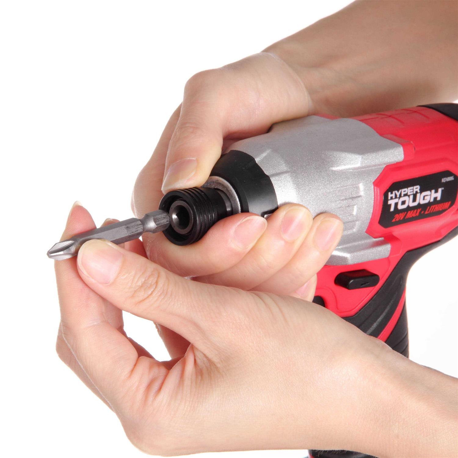 Hyper Tough AQ76018G Cordless 20V 3/8 Drill - Zenithce