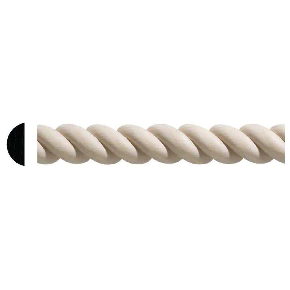 Ornamental Mouldings 940PB 1-1/16 in. x 6-1/2 in. x 8 in. White Hardwood Plinth Block Moulding - Zenithce