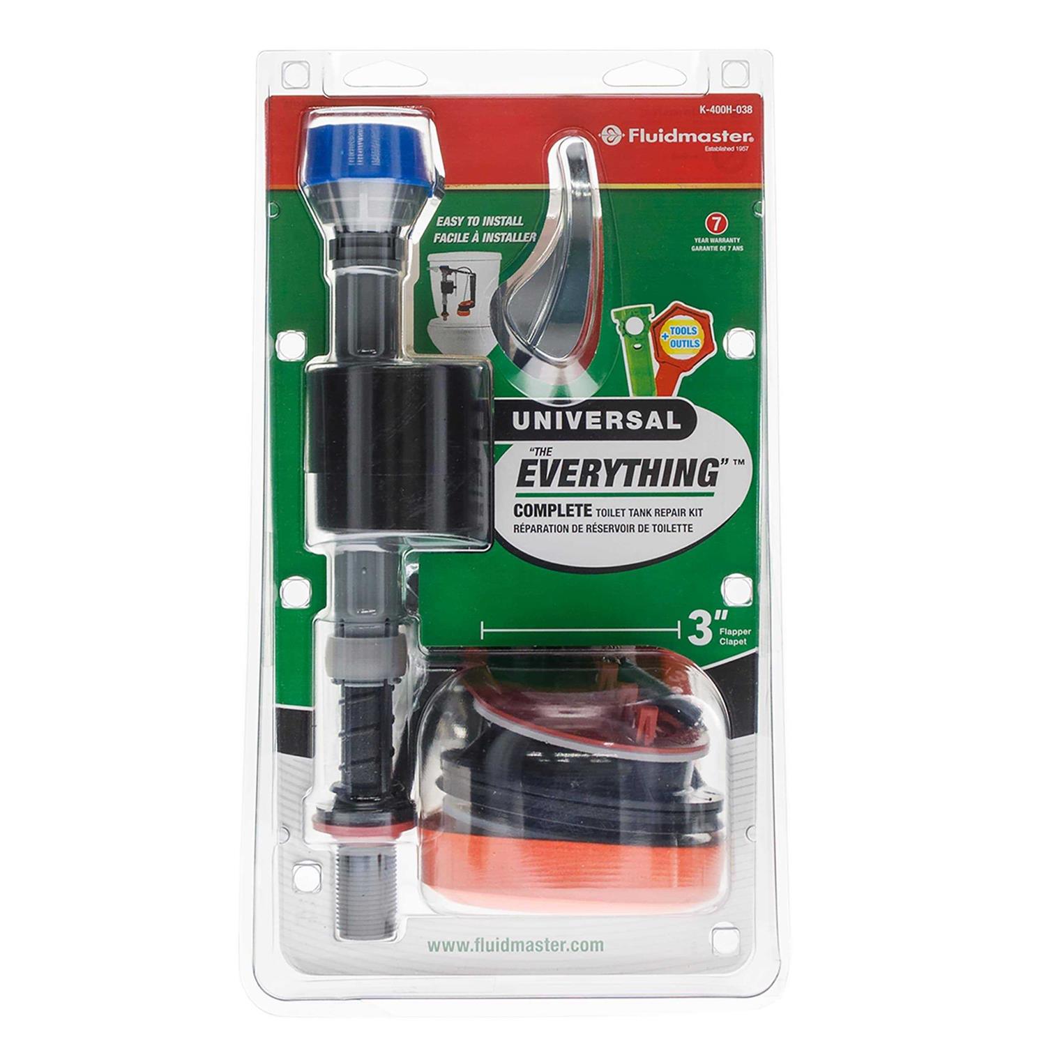 Fluidmaster Everything Complete Toilet Repair Kit - Zenithce