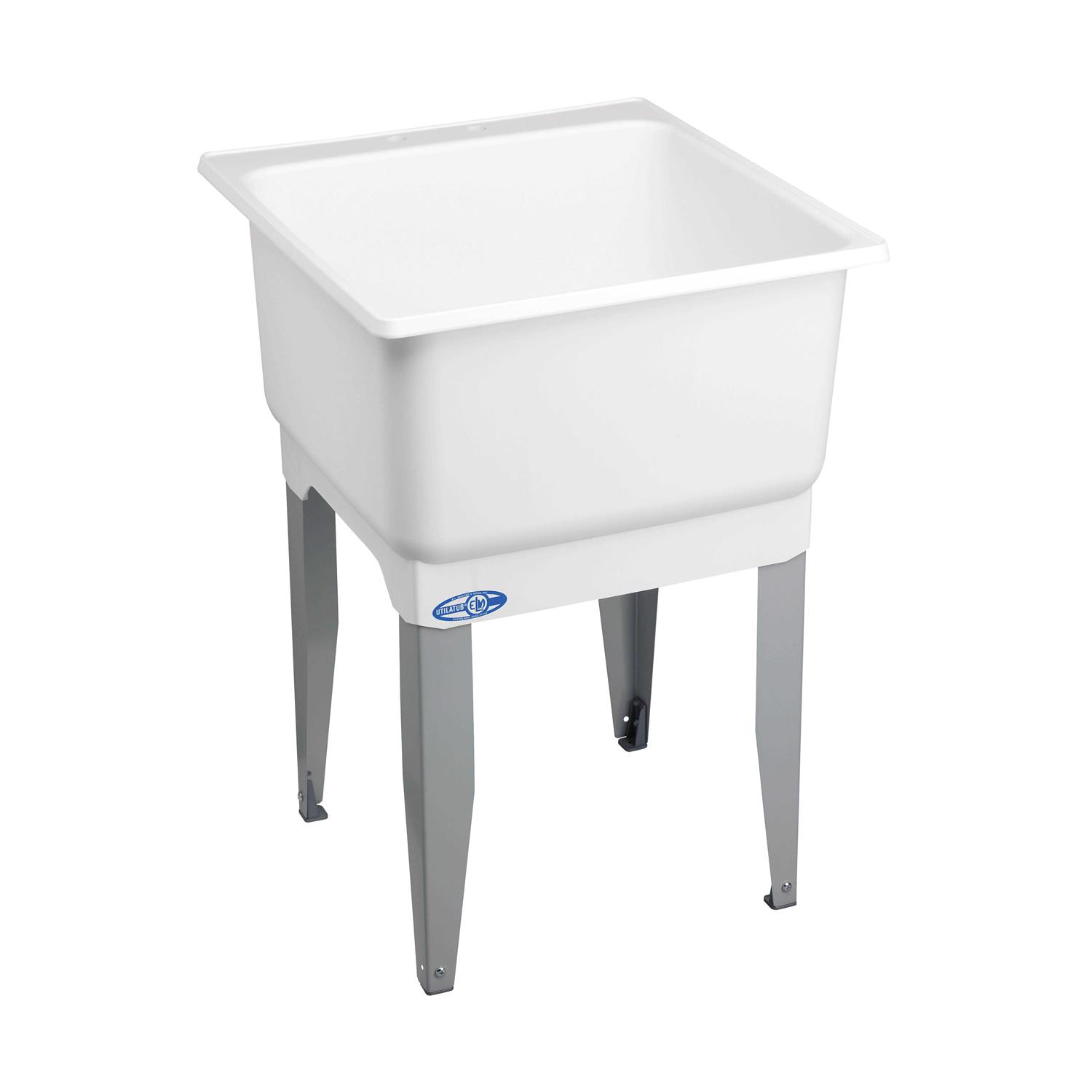 Mustee Durawall 42 in. x 72 in. x 58 in. Easy Up Adhesive Bath Tub Surround 56WHT - Zenithce