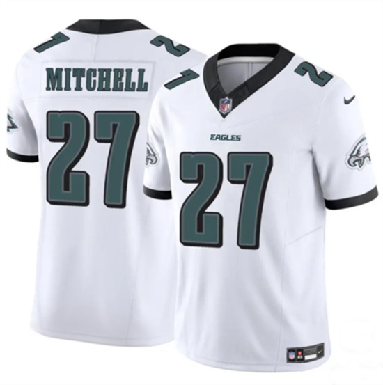 Philadelphia Eagles #27 Quinyon Mitchell White 2024 New F.U.S.E. Vapor Untouchable Limited Jersey - Zenithce