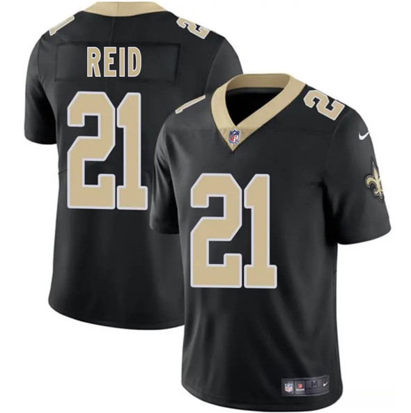 New Orleans Saints #21 Justin Reid Black 2025 Vapor Limited Stitched Jersey - Zenithce