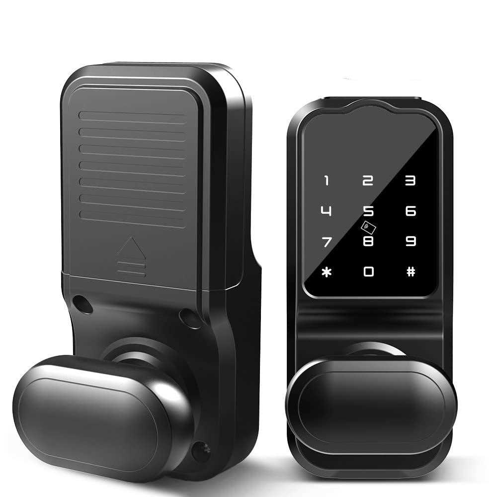 Keyless Entry Door Lock Electronic Keypad Deadbolt with Handle Auto Lock Front Door Handle Sets Easy to Install - Zenithce