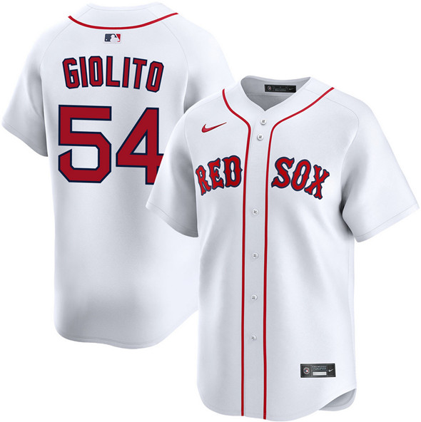 Boston Red Sox #54 Lucas Giolito White 2024 Home Limited Stitched Jersey - Zenithce