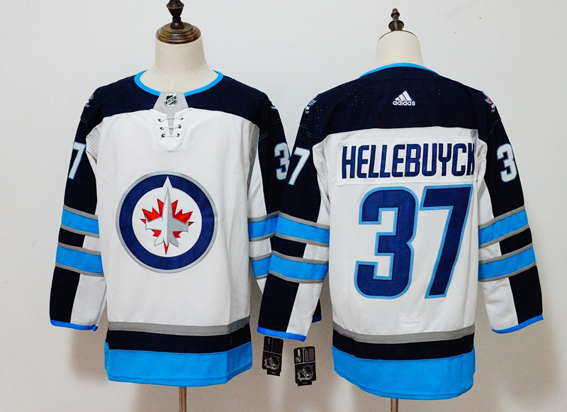 Winnipeg Jets #37 Connor Hellebuyck White Stitched Adidas Jersey - Zenithce