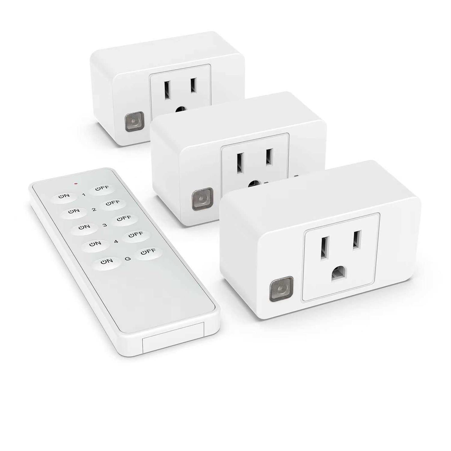 Remote Control Light Bulb Socket, Bukeer E26 E27 Bulb Lamp Holder with Remote Control and 15/30/60 Min Timer - Zenithce