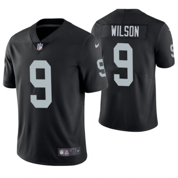 Las Vegas Raiders #9 Tyree Wilson Black 2023 Draft Vapor Limited Stitched Jersey - Zenithce