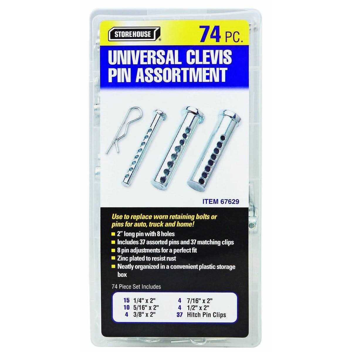 Storehouse 67544 50 Piece Lynch Pin Kit - Zenithce