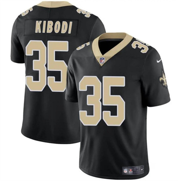 New Orleans Saints #35 Jacob Kibodi Black Vapor Limited Stitched Jersey - Zenithce