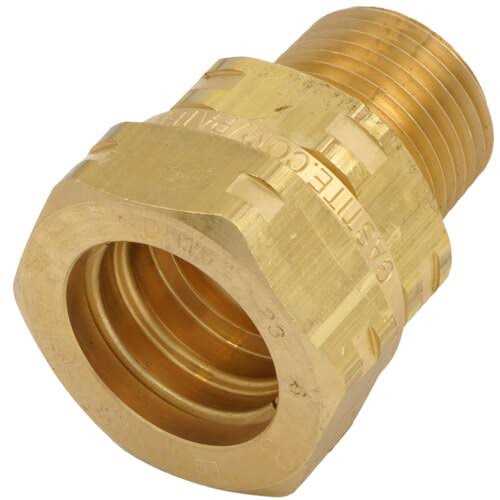 Gastite XR3FTG-11 3/4 Straight Fitting x 3/4 Male NPT - Zenithce