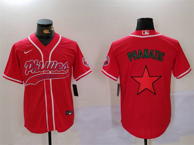 Philadelphia Phillies Phanatic Red Cool Base Stitched Jersey - Zenithce