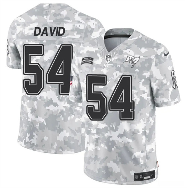 Tampa Bay Buccaneers #54 Lavonte David Arctic Camo 2024 F.U.S.E. Salute To Service Limited Stitched Jersey - Zenithce