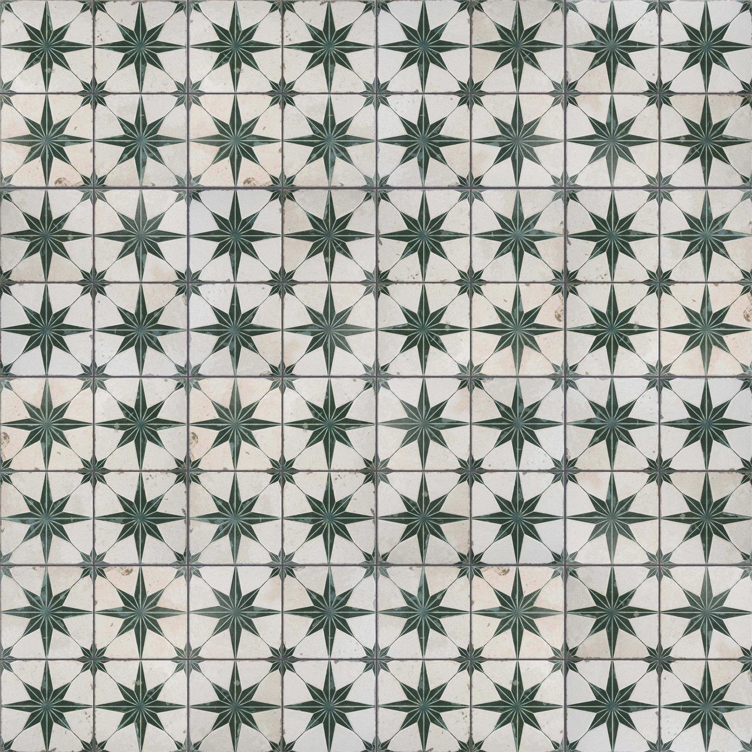 Kings 17.63 x 17.63 Ceramic Patterned Wall & Floor Tile Merola Tile - Zenithce