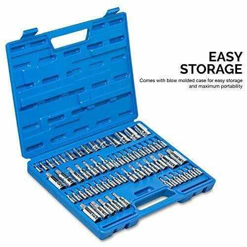 Neiko 10083A Master Torx Bit Socket and External Torx Socket Set, S2 and CrV Steel - Zenithce