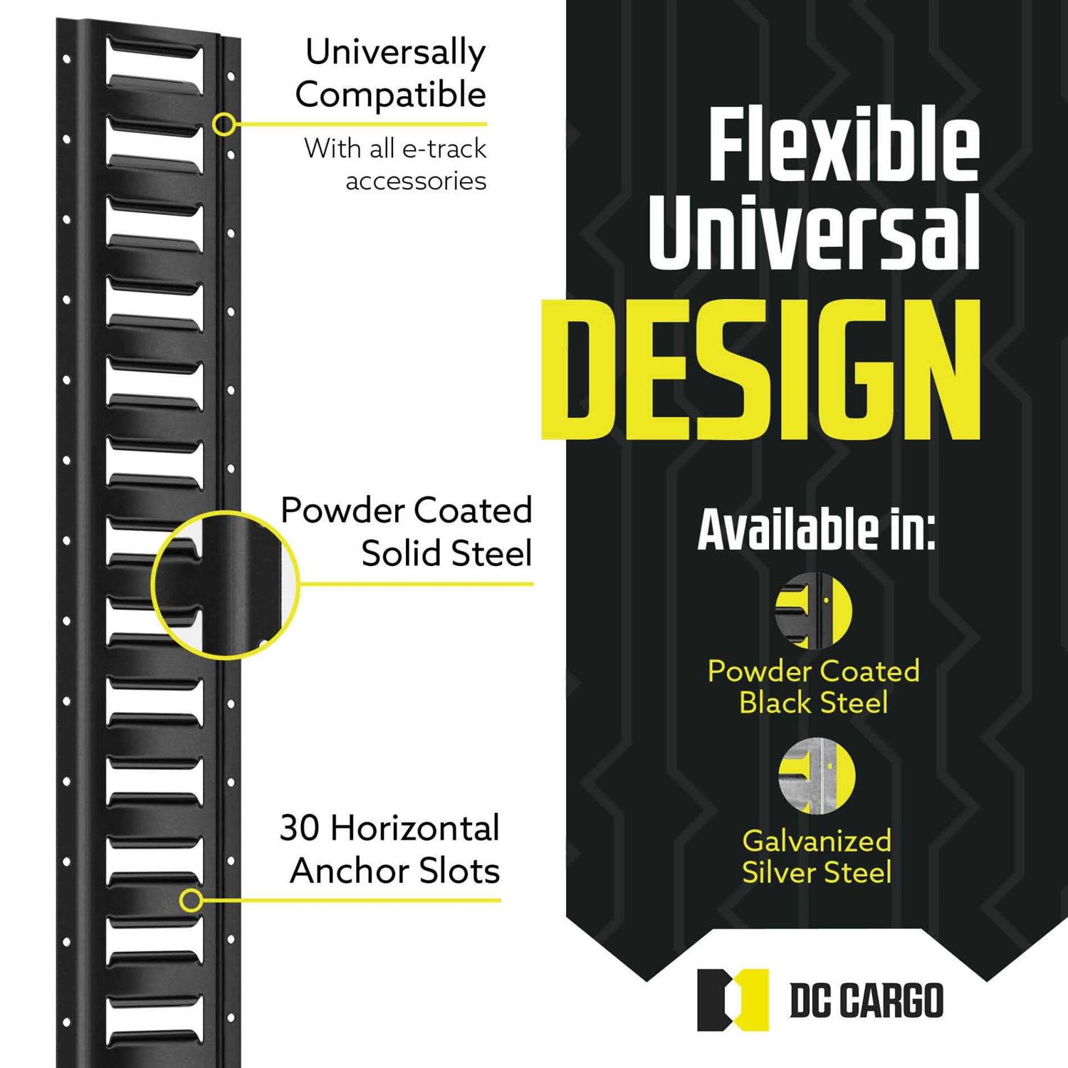 DC Cargo Bolt-on Auto Retractable Ratchet Straps 2 Inch x 43 Inch - Zenithce