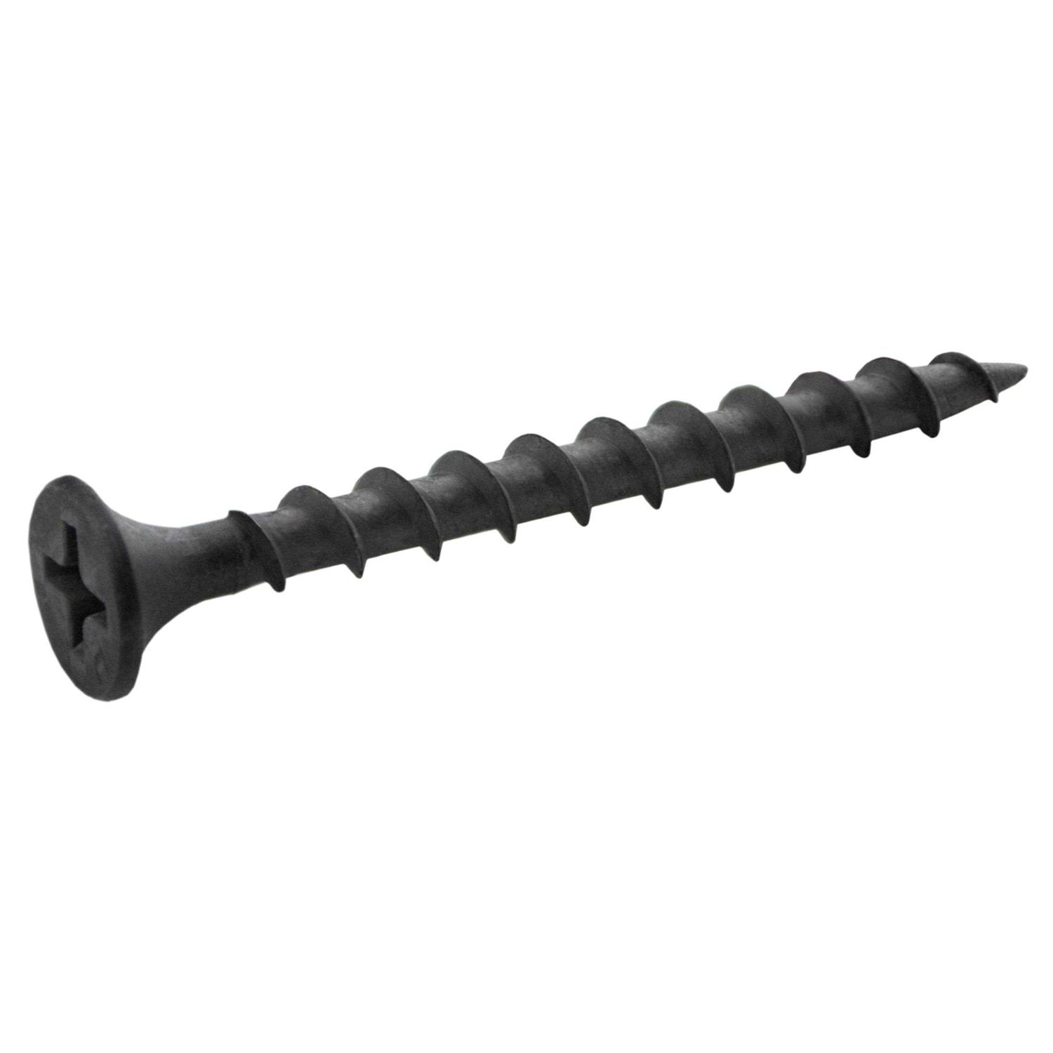 Grip-Rite #6 x 1-5/8-in Bugle Coarse Thread Drywall Screws 158CDW25BK - Zenithce