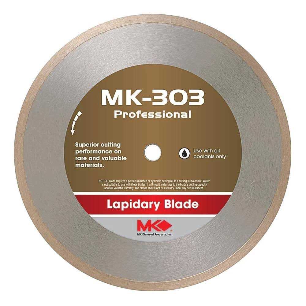 MK Diamond MK-303 Lapidary Blade - Zenithce