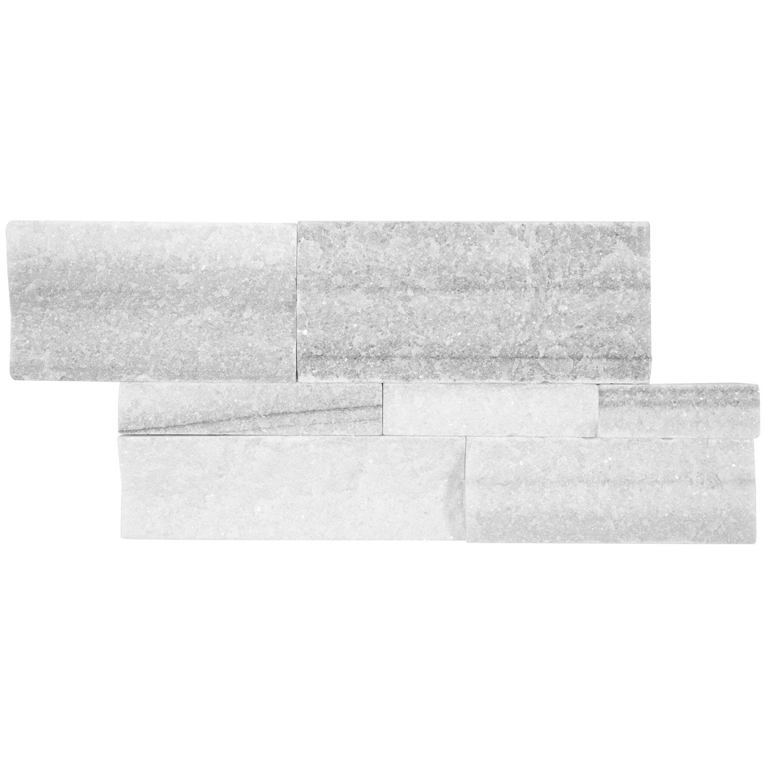 Satori Storm Polished 12-in x 12-in Polished Natural Stone Marble Brick Marble Look Wall Tile 1001-0172-0 - Zenithce